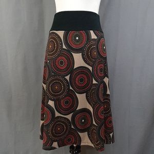 Smashed Lemon Modcloth Skirt Geometric Print XXL